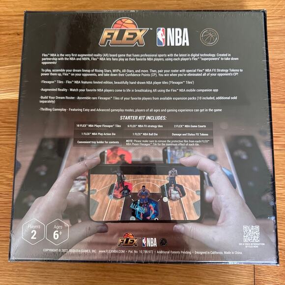 NBA FLEX Series 2 Sports Game Deluxe 2 Player Starter Set New 2022 Sequoia Games - Picture 5 of 5